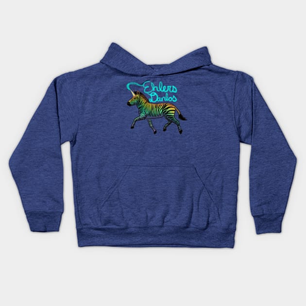 Ehlers Danlos Rainbow Zebracorn Kids Hoodie by Art-by-Sanna